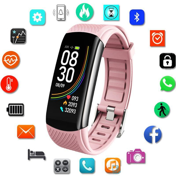 Luxury Unisex Smartwatch Fitness Tracker Waterproof Android iOS