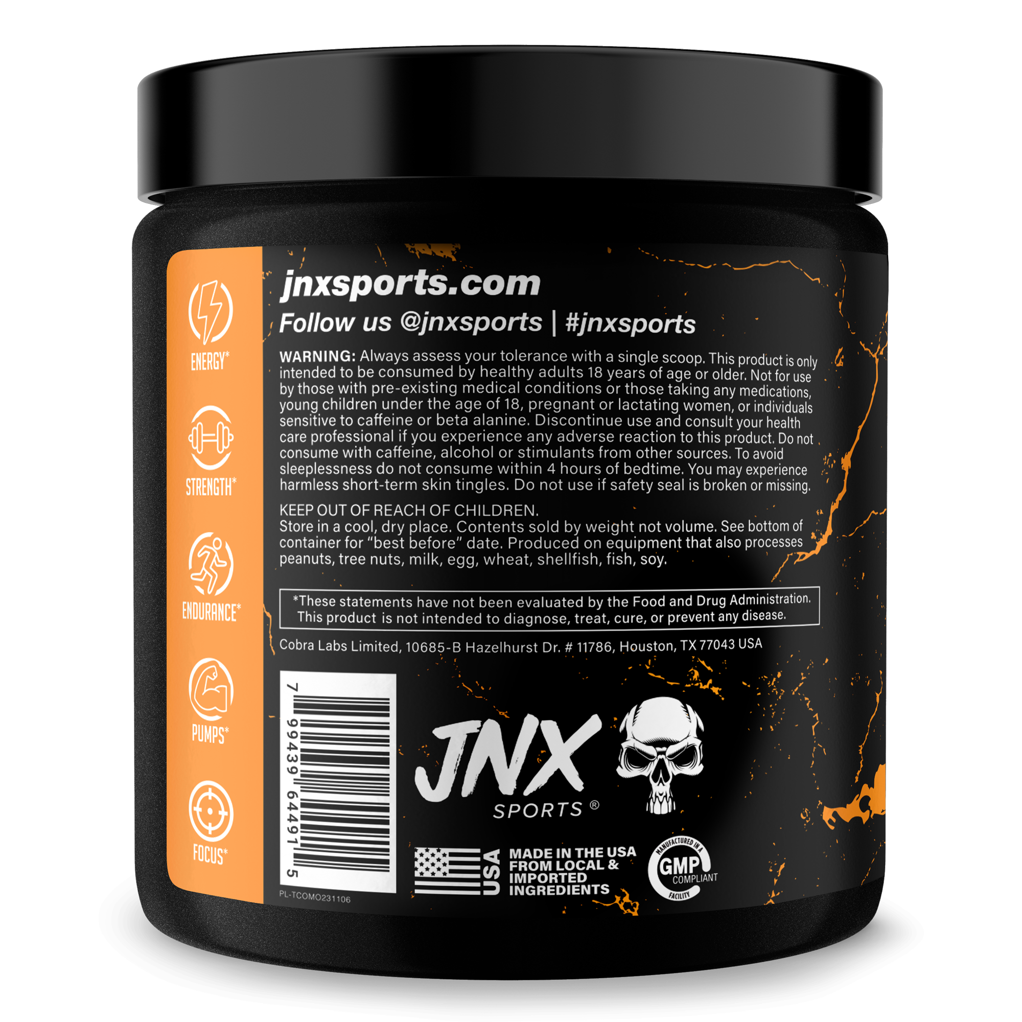 Pre Workout Fitness Supplement Powder