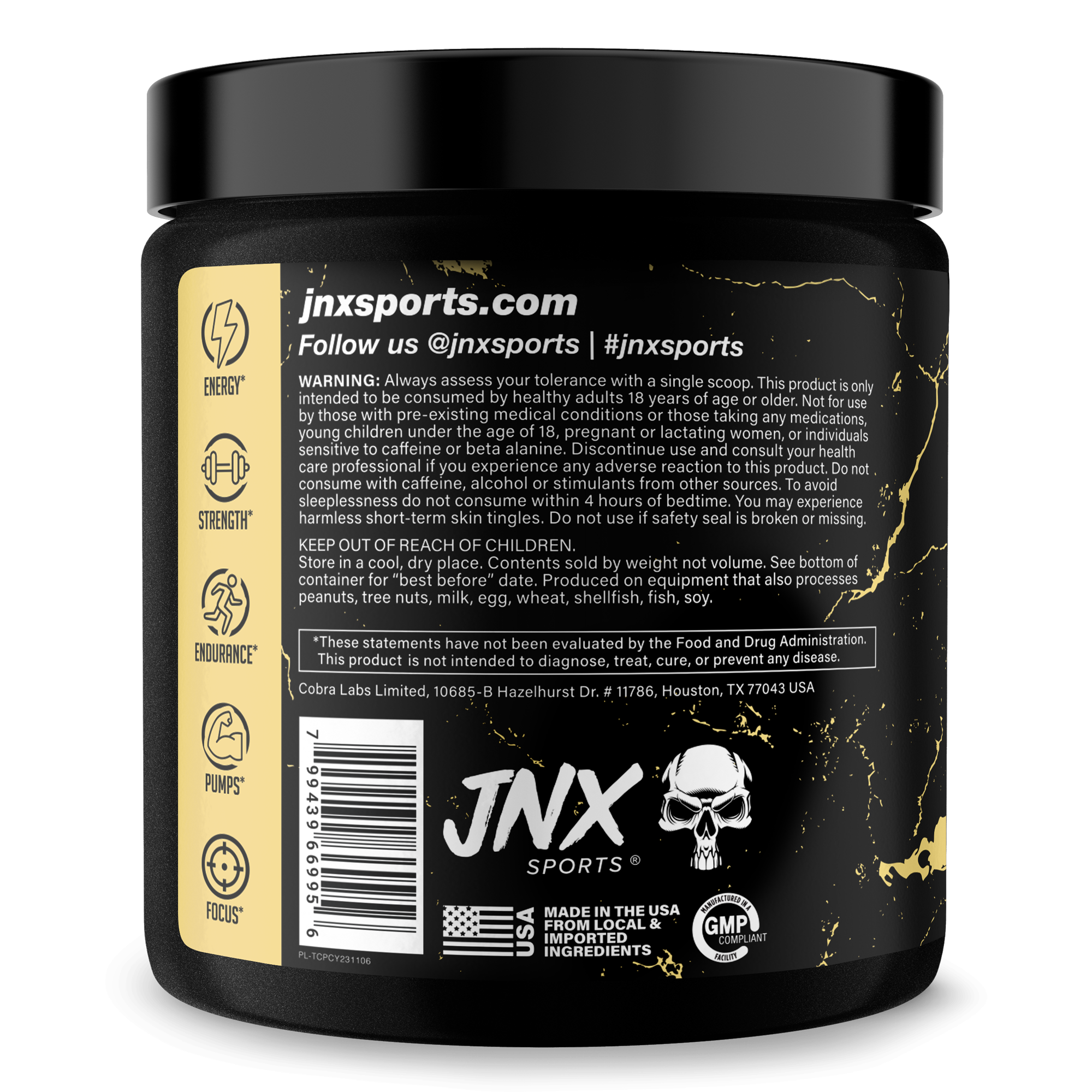 Pre Workout Fitness Supplement Powder