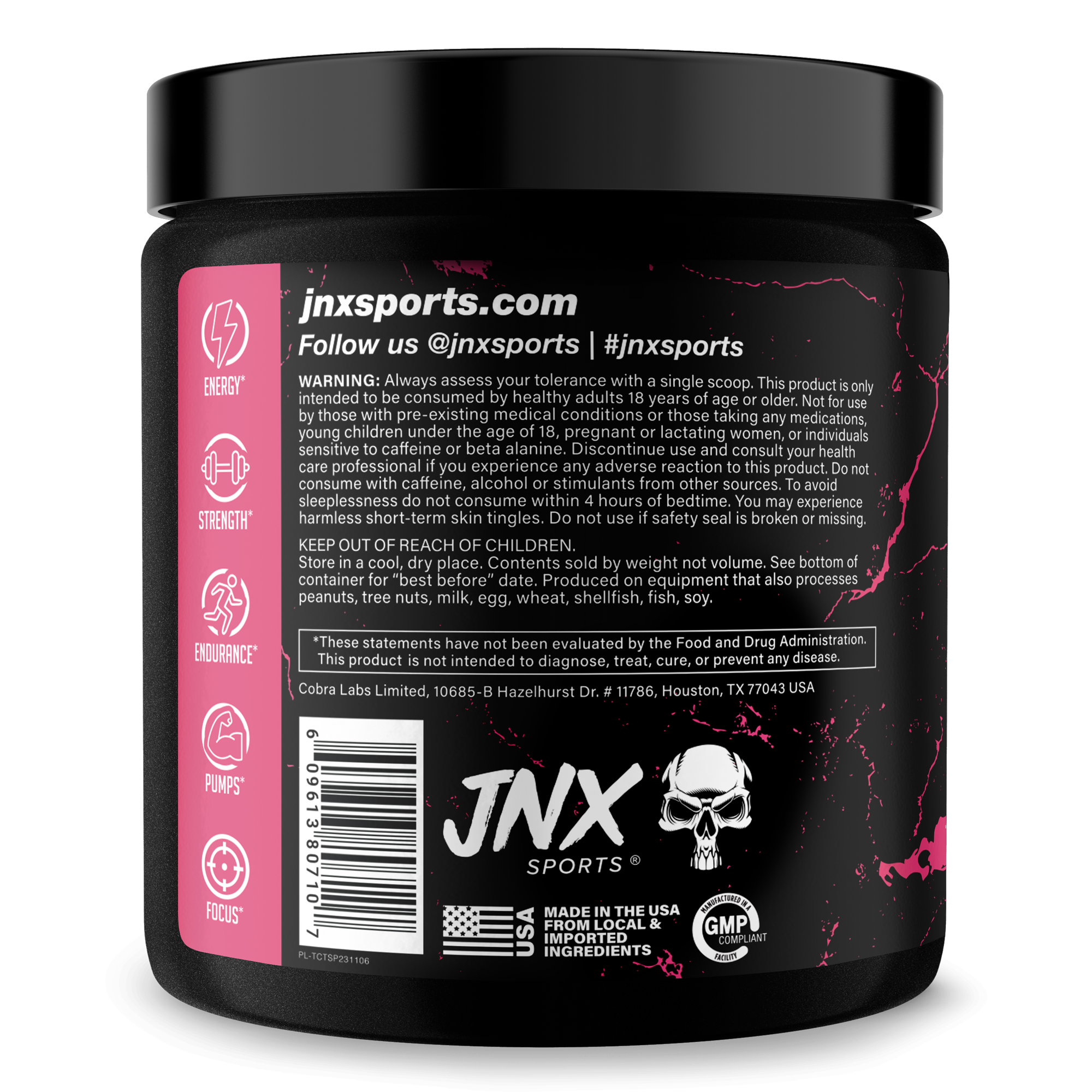 Pre Workout Fitness Supplement Powder