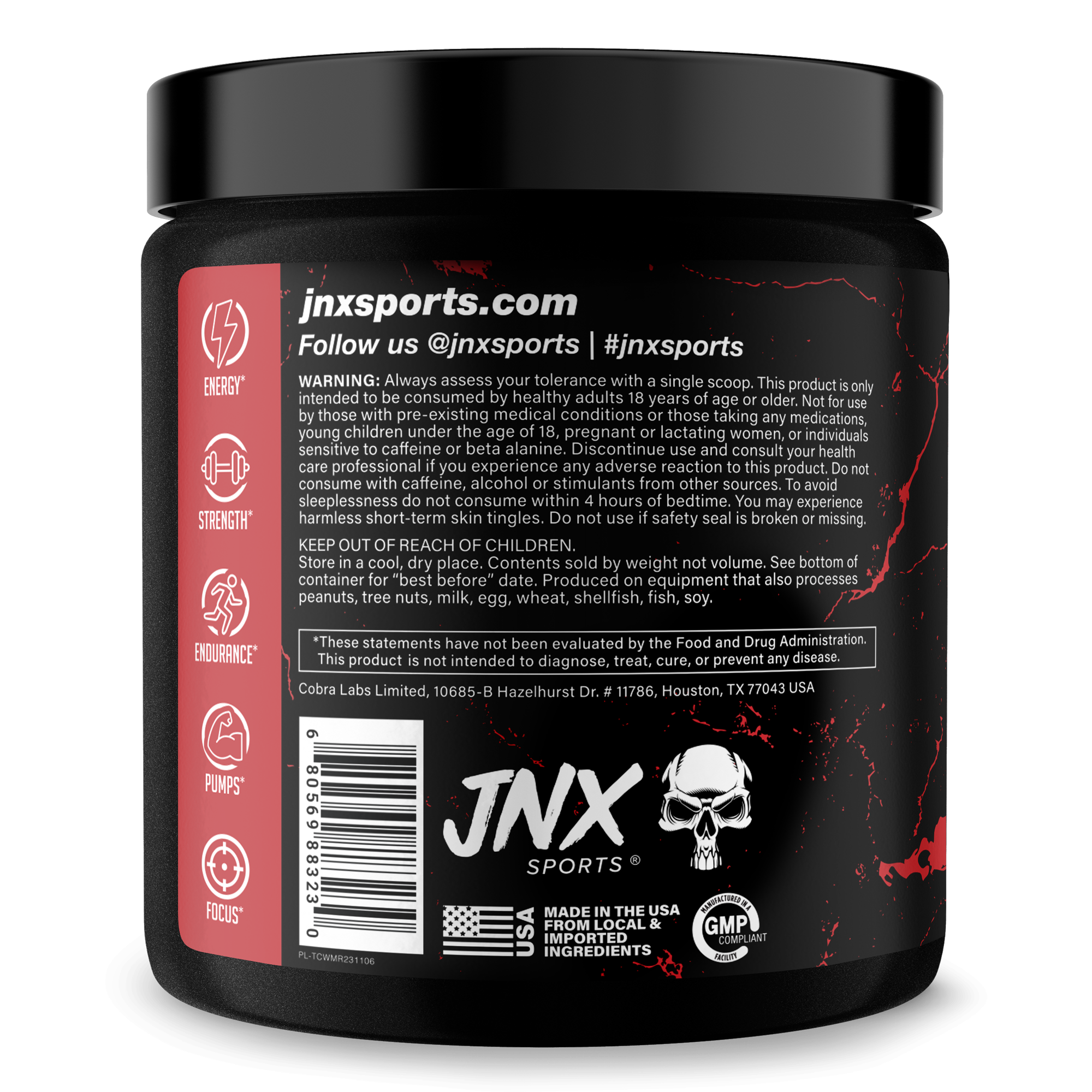 Pre Workout Fitness Supplement Powder