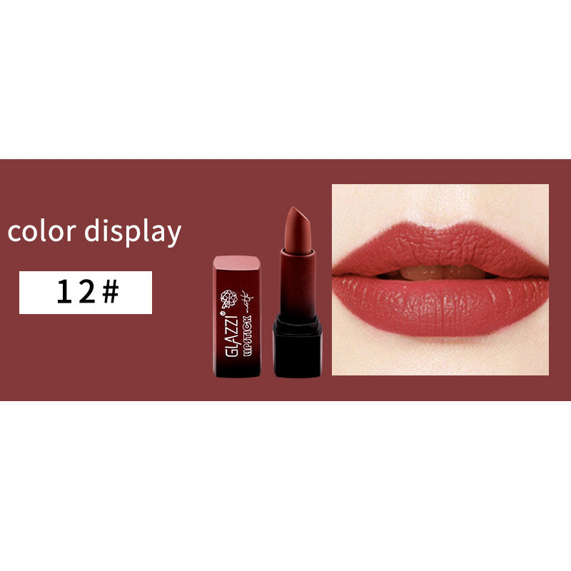 Small Square Tube Matte Moisturizing Long Lasting Lipstick