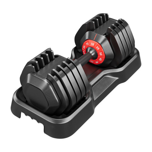 10-in-1 Adjustable Dumbbell Set 55lb Quick Adjustment