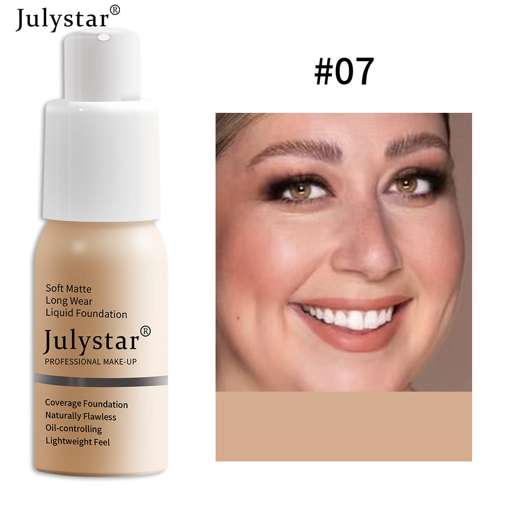 Long Lasting Moisturizing Oil Control Liquid Foundation