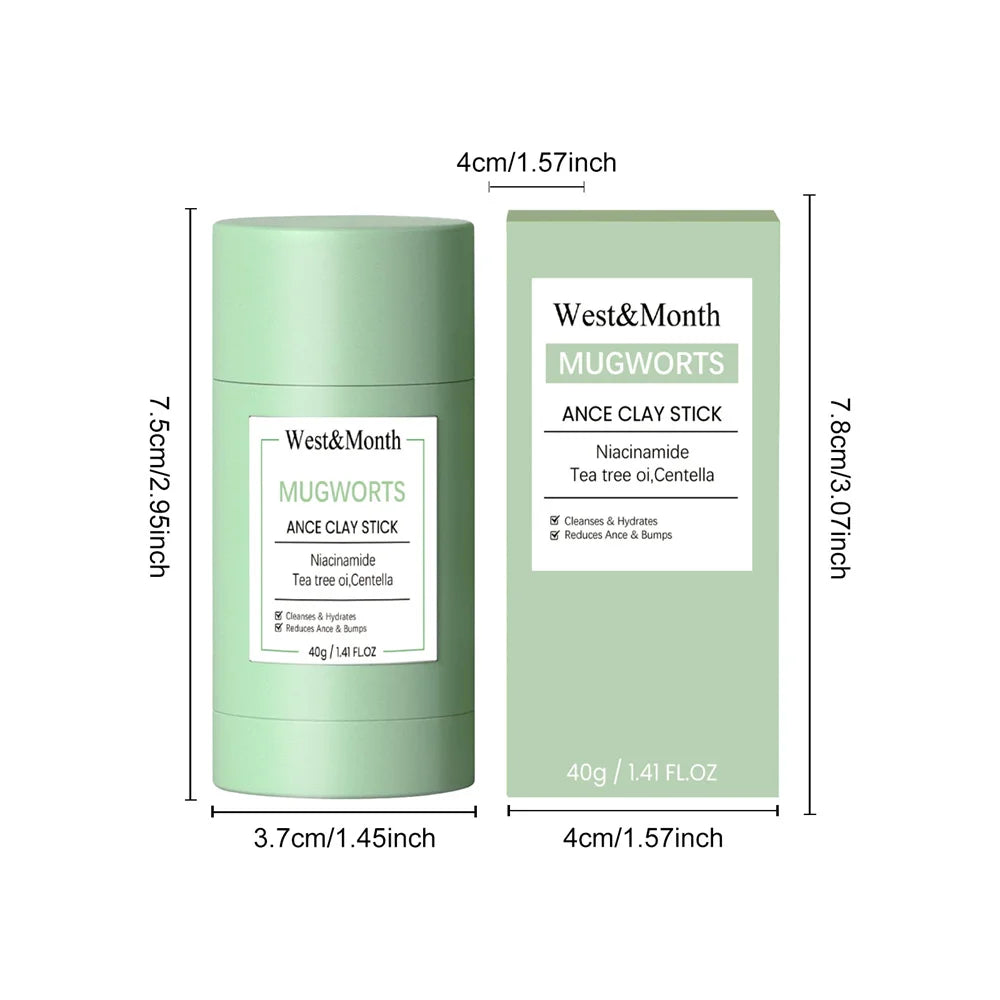 West Month Blackhead Removing Solid Mud Facial Mask