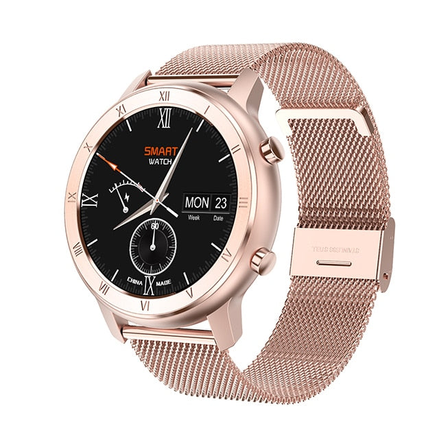 Women's Full Touch IP68 Waterproof Fitness Smartwatch