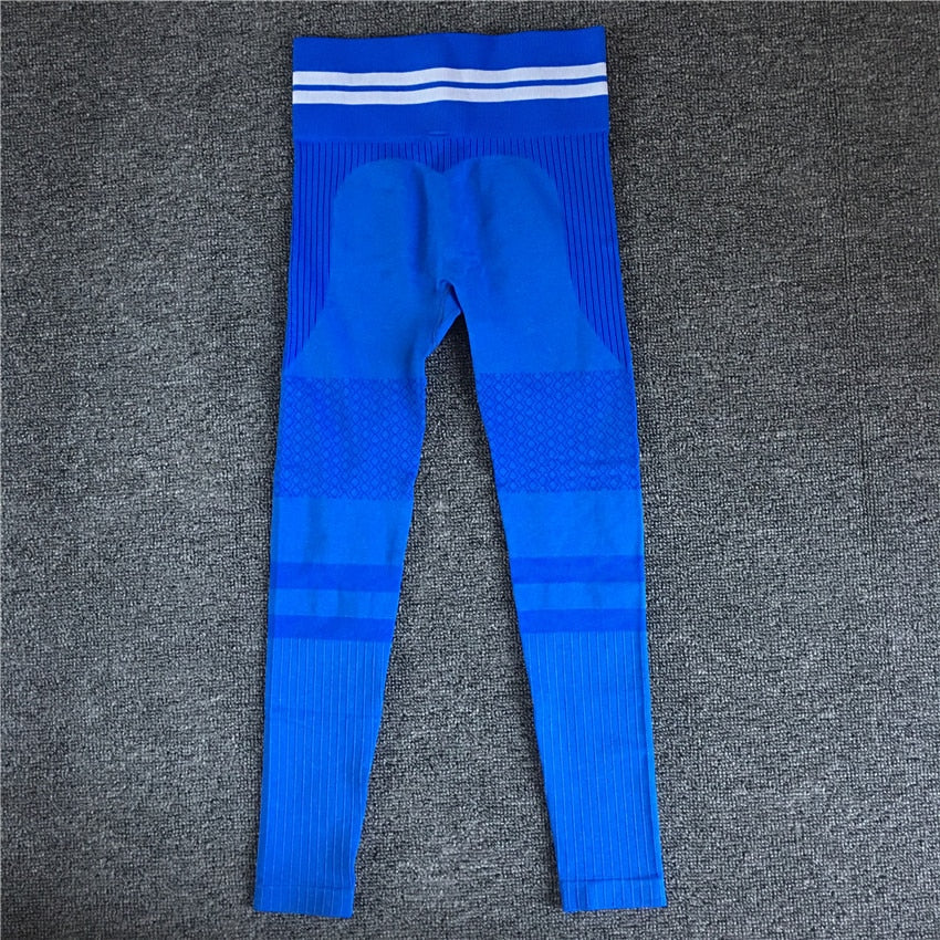 Women's Seamless Yoga Set High Waist Leggings Bra