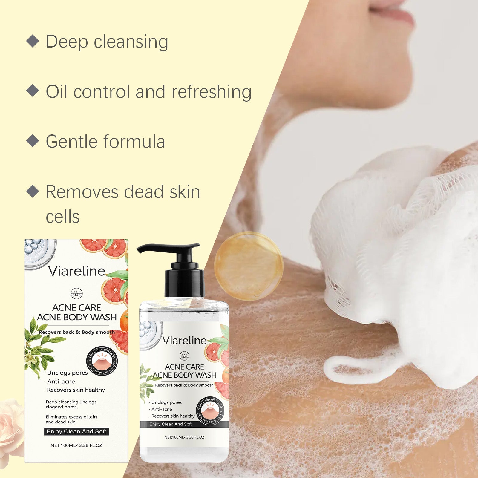 Soothing Repair Hydrating Shower Gel for Dry Skin
