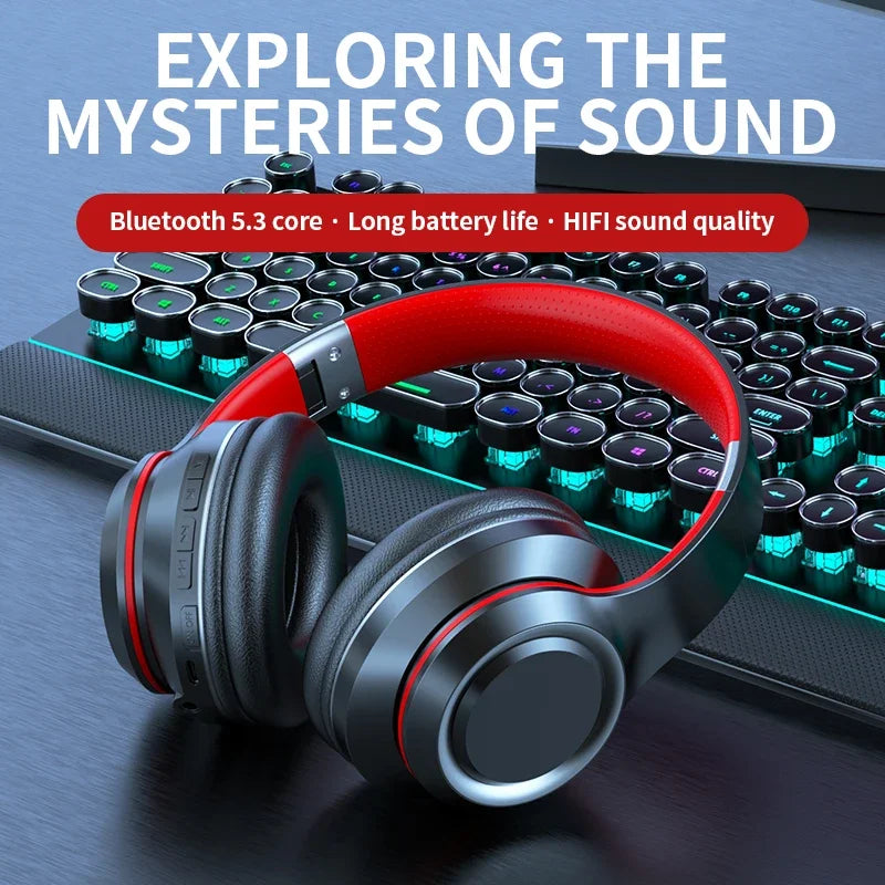 DR90 Wireless Headphones with Heavy Bass Long Battery