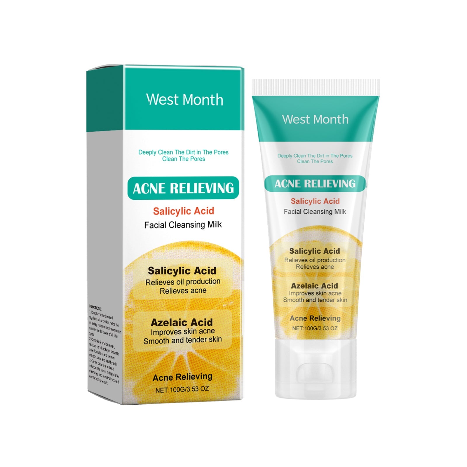 Salicylic Acid Anti Acne Moisturizing Oil Control Cleanser