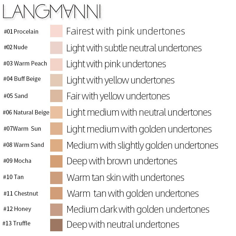 Matte Oil Control Concealer Foundation for Makeup