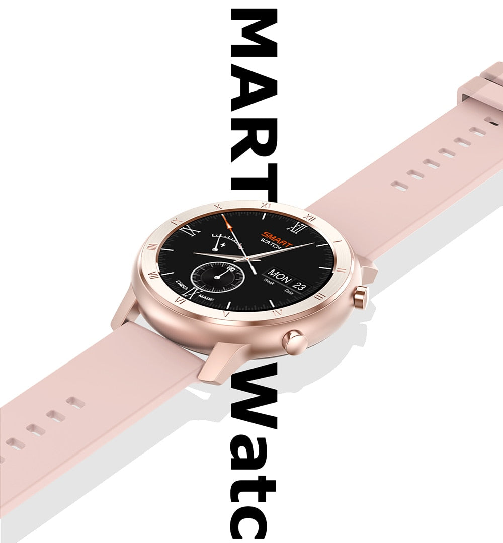 Women's Full Touch IP68 Waterproof Fitness Smartwatch