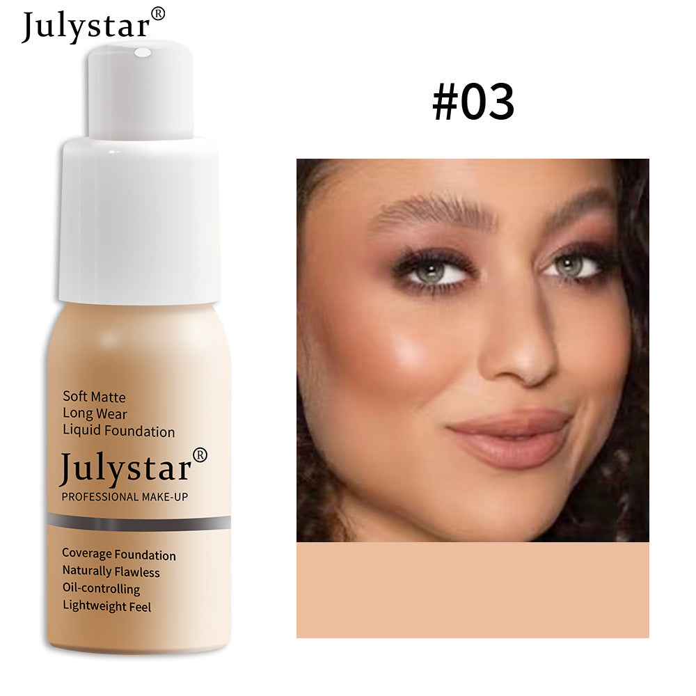 Long Lasting Moisturizing Oil Control Liquid Foundation