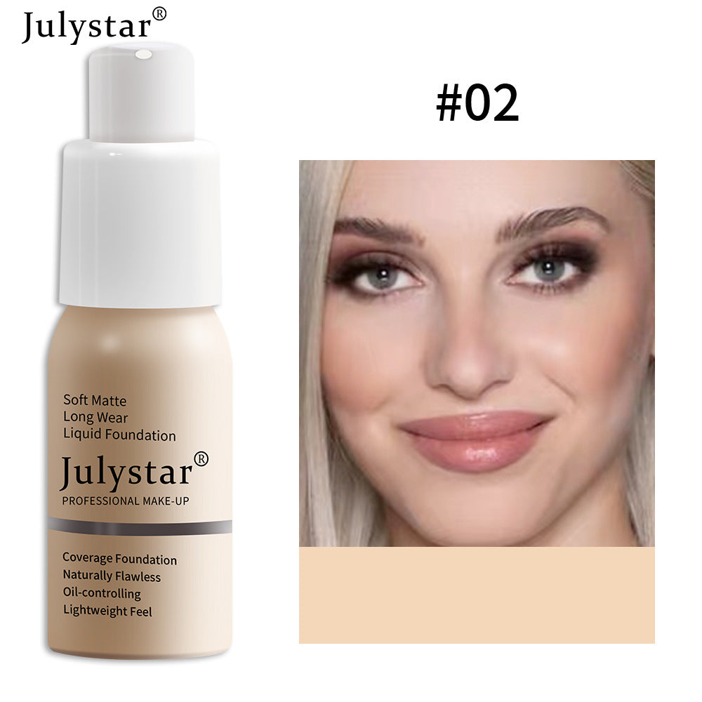 Long Lasting Moisturizing Oil Control Liquid Foundation