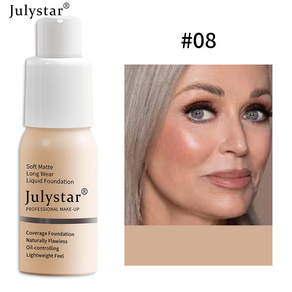Long Lasting Moisturizing Oil Control Liquid Foundation
