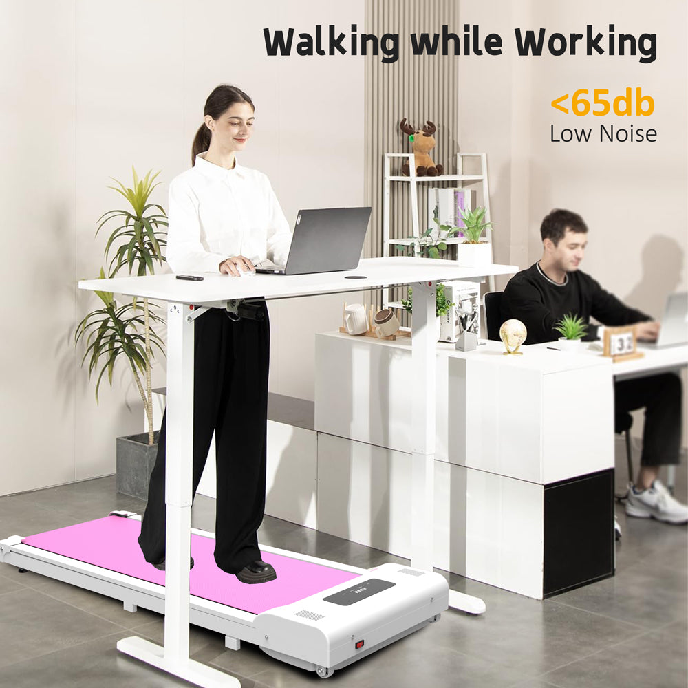 Under Desk Treadmill Walking Pad with Remote LED