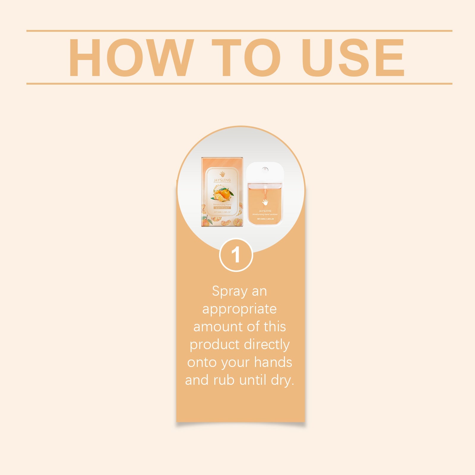 Portable Hand Sanitizer Spray for Clean Hands