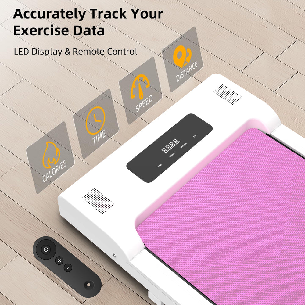 Under Desk Treadmill Walking Pad with Remote LED
