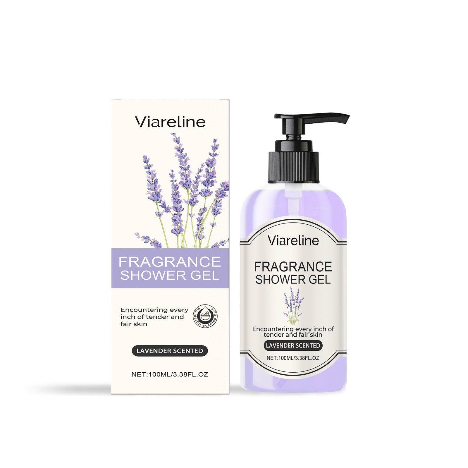Lavender Fragrant Shower Gel Moisturizing Body Wash Women