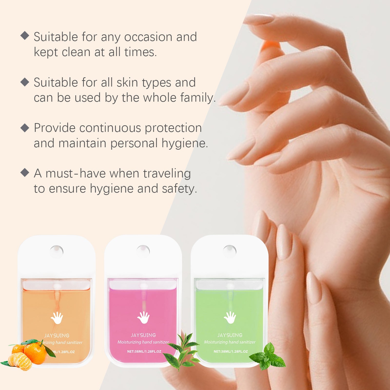 Portable Hand Sanitizer Spray for Clean Hands
