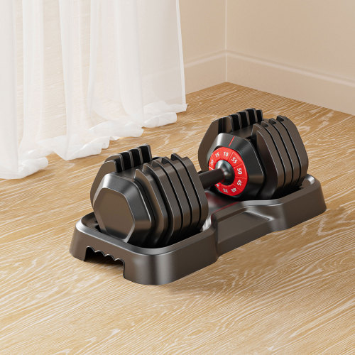 10-in-1 Adjustable Dumbbell Set 55lb Quick Adjustment