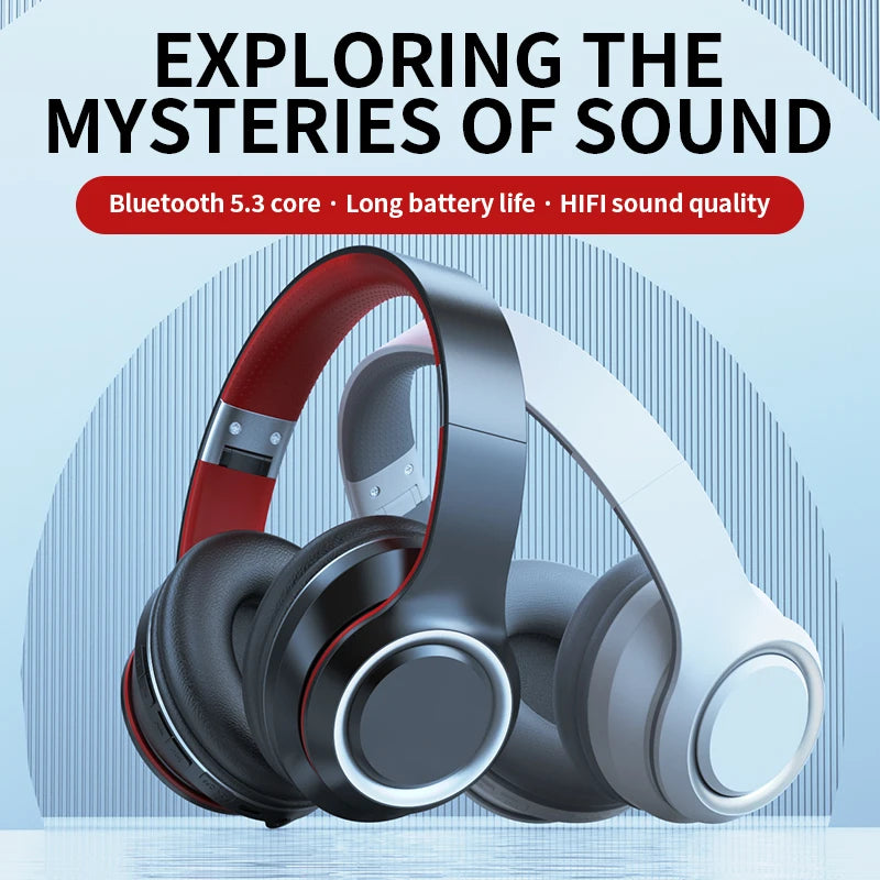 DR90 Wireless Headphones with Heavy Bass Long Battery