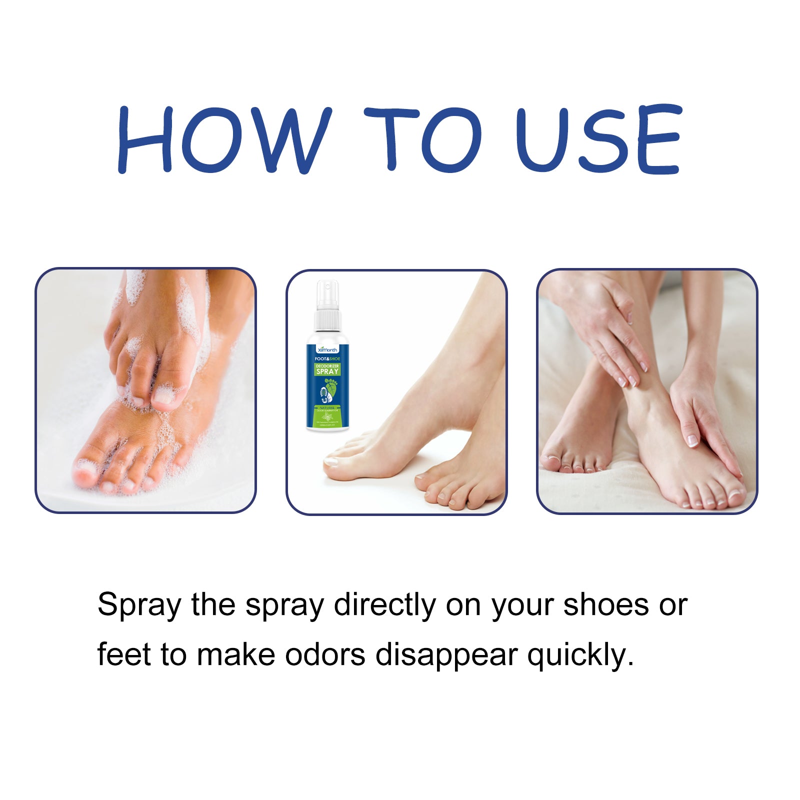 Foot Deodorant Spray for Sweat Odor and Freshness