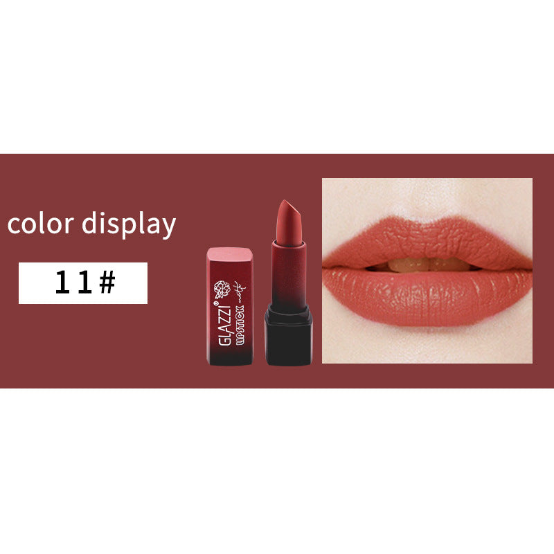 Small Square Tube Matte Moisturizing Long Lasting Lipstick