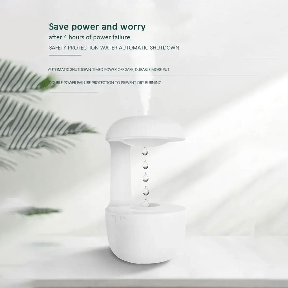 600ml Water Drop Ultrasonic Essential Oil Diffuser Humidifier