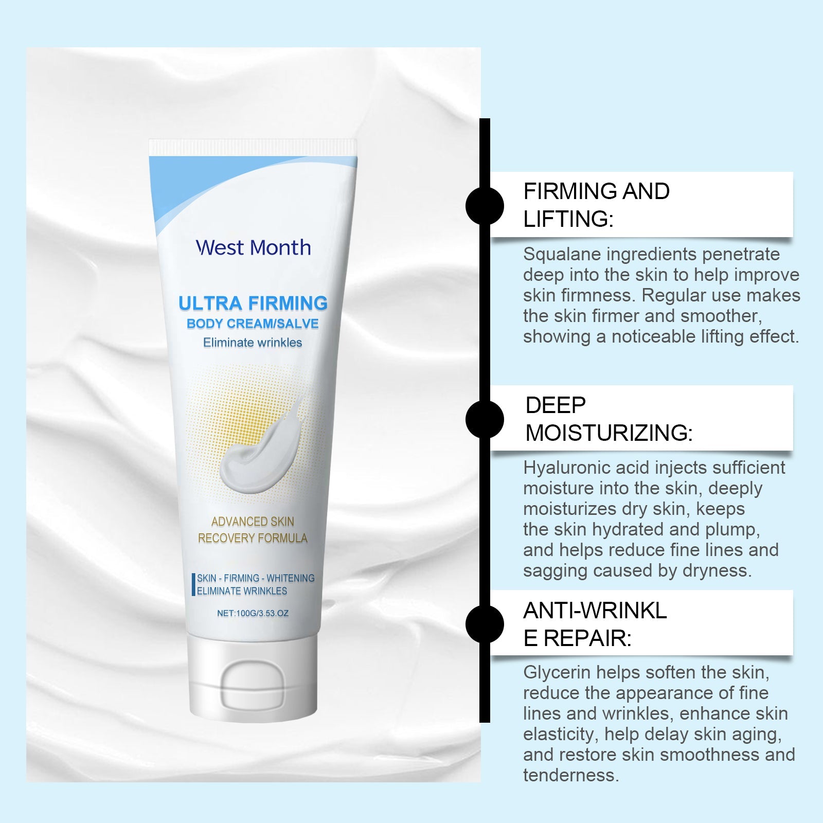 Firming Moisturizing Body Lotion for Massage and Skin