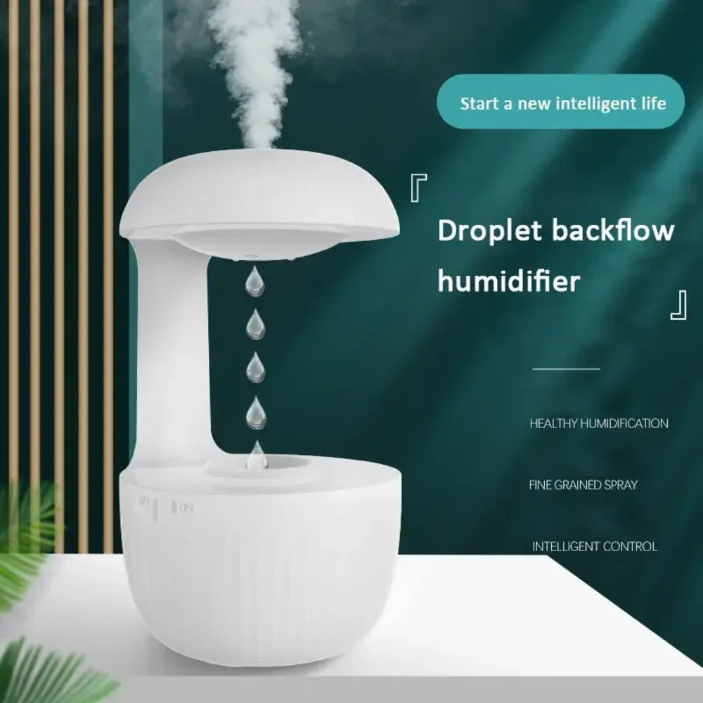 600ml Water Drop Ultrasonic Essential Oil Diffuser Humidifier