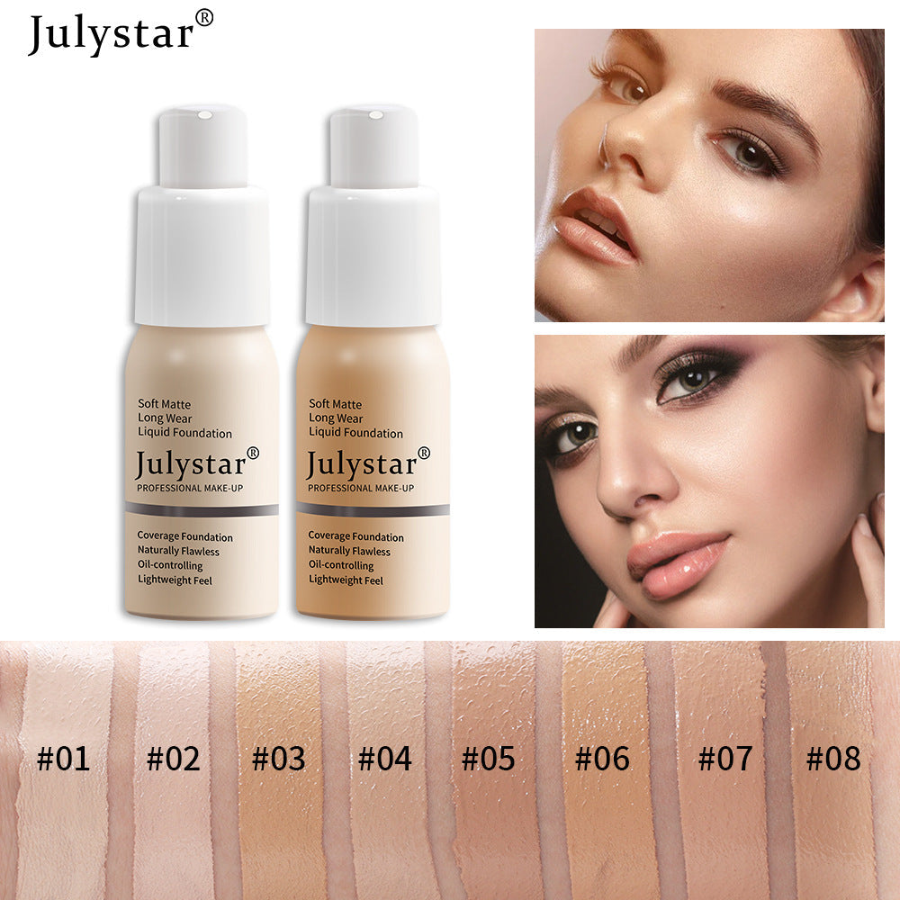 Long Lasting Moisturizing Oil Control Liquid Foundation