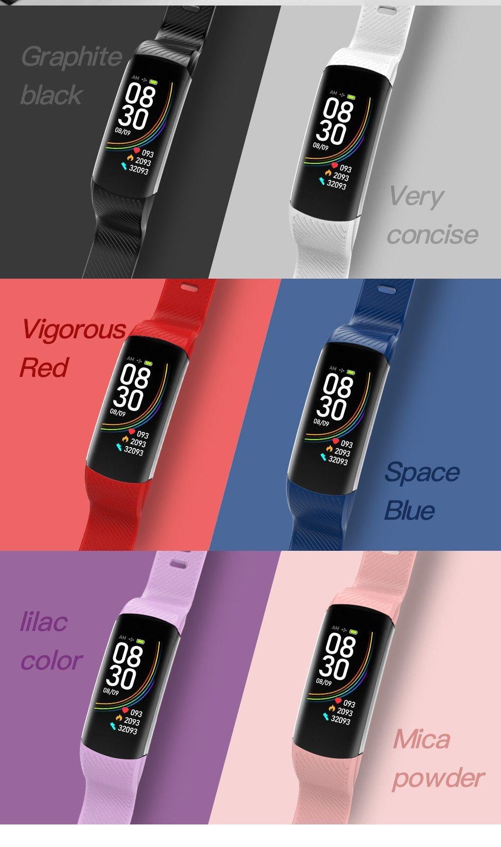 Luxury Unisex Smartwatch Fitness Tracker Waterproof Android iOS