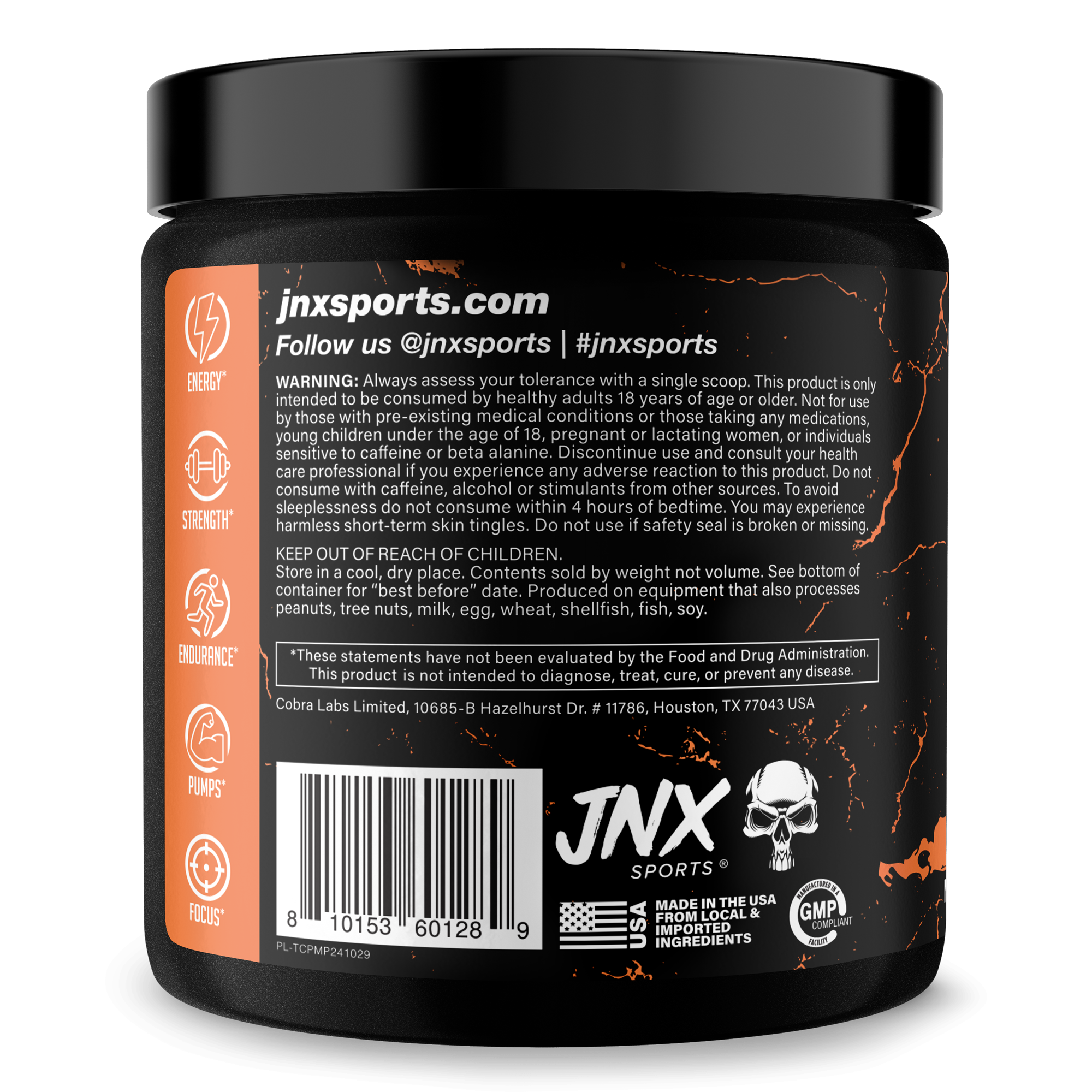 Pre Workout Fitness Supplement Powder