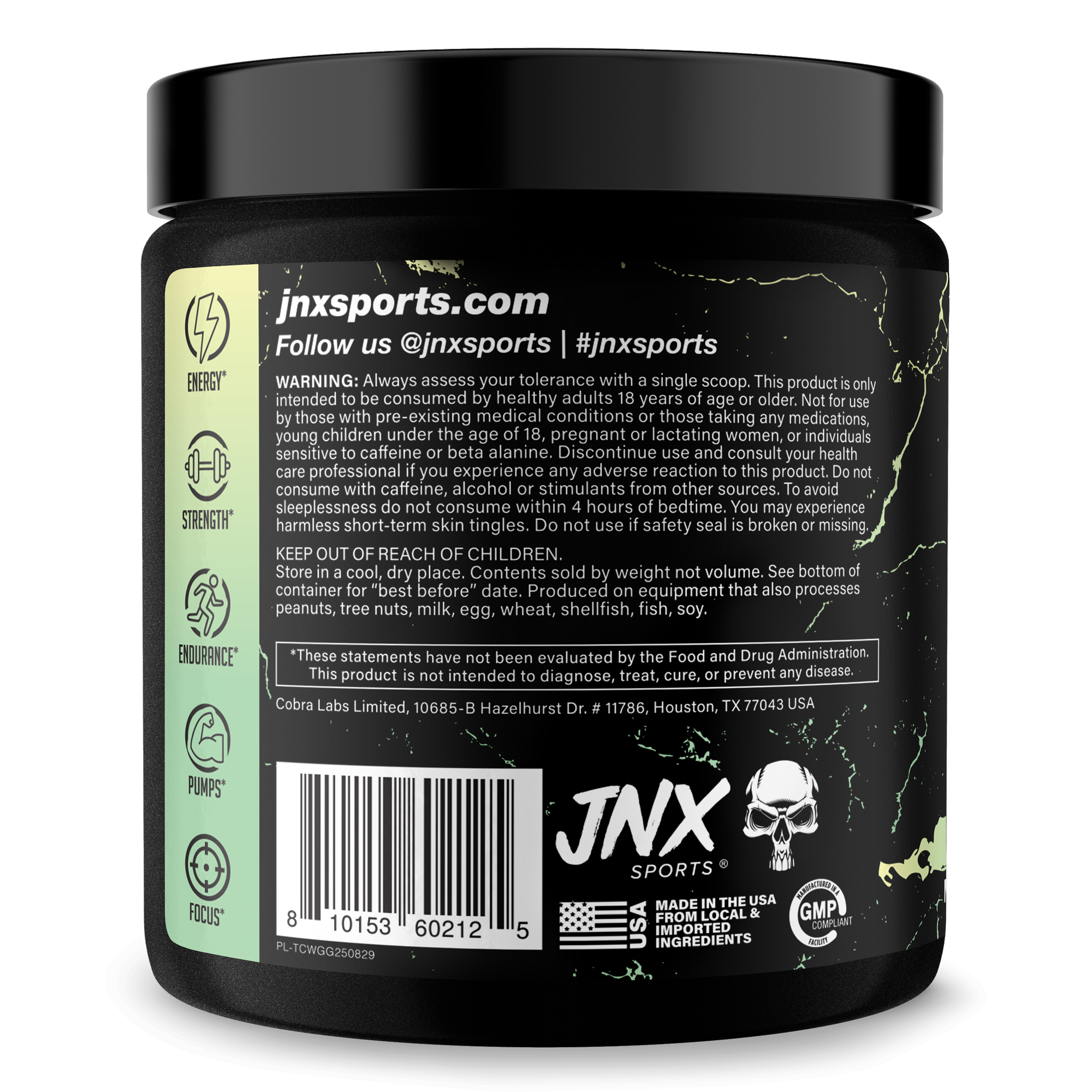 Pre Workout Fitness Supplement Powder