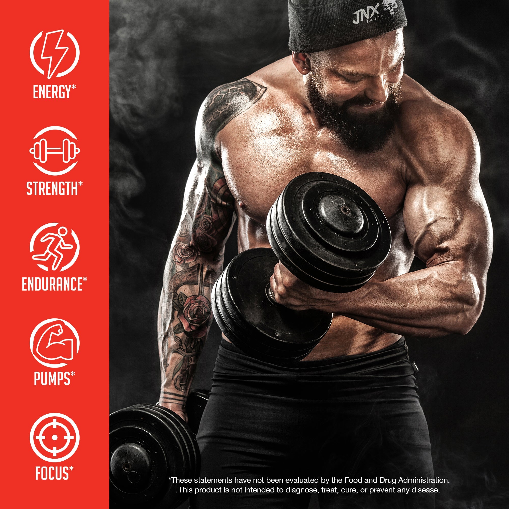 Pre Workout Fitness Supplement Powder