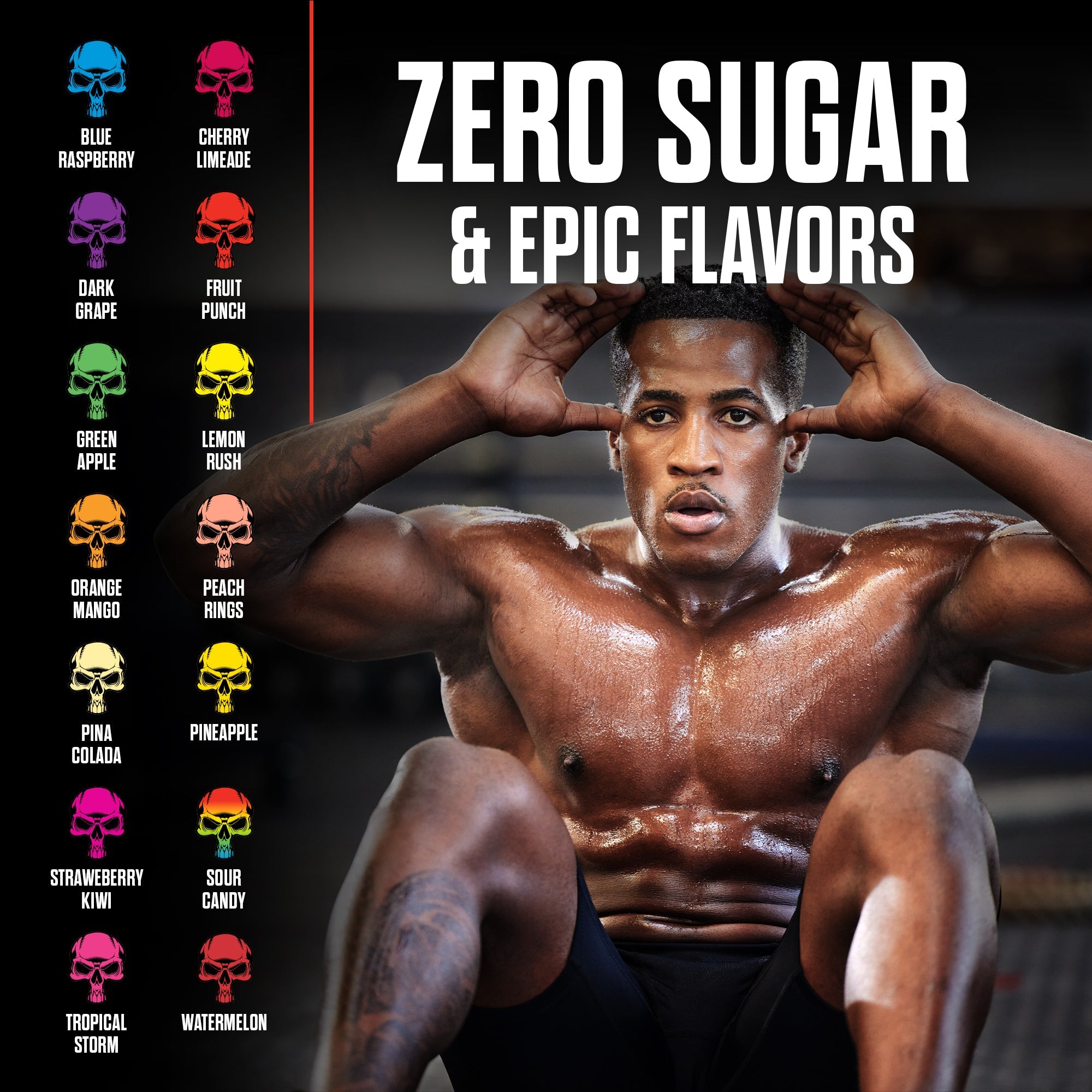 Pre Workout Fitness Supplement Powder