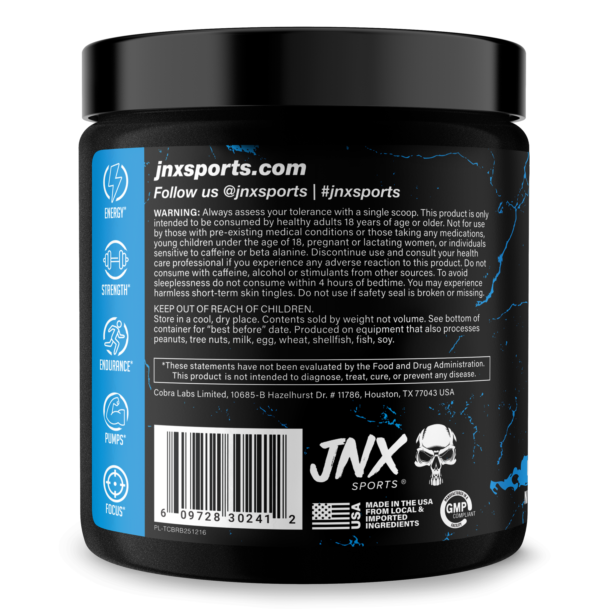 Pre Workout Fitness Supplement Powder