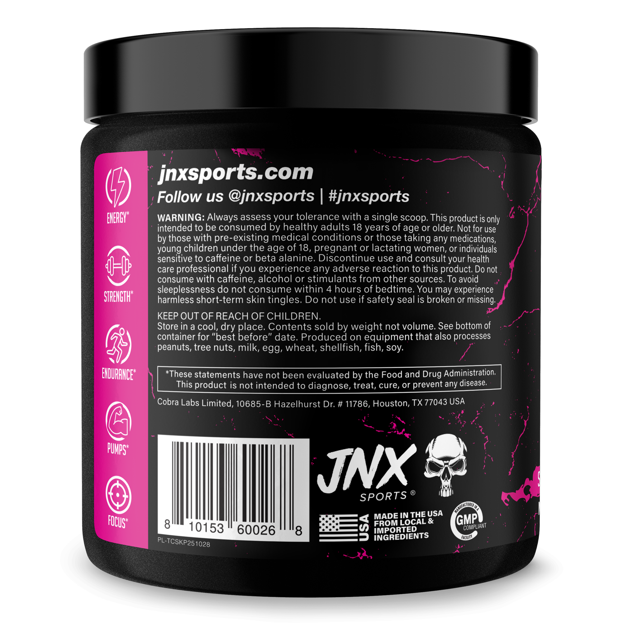 Pre Workout Fitness Supplement Powder