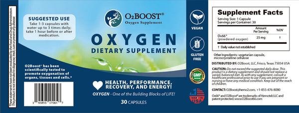 Oxygen Supplement for Active Fitness Performance