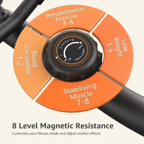 Recumbent Magnetic Exercise Bike for Adults Seniors Home