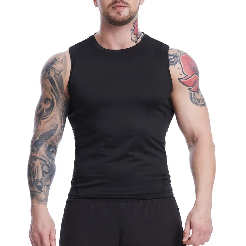 Men's Anime Inspired Compression Tank Top