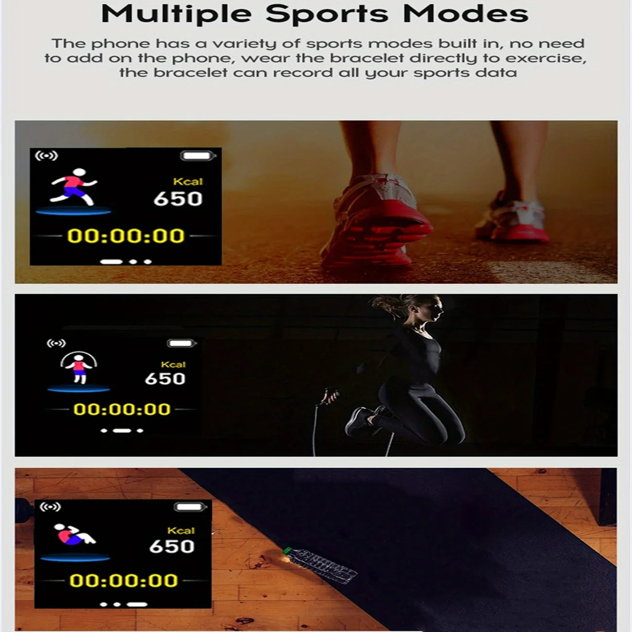 D13 Multifunctional Smartwatch Bluetooth Music Fitness Sleep Monitor