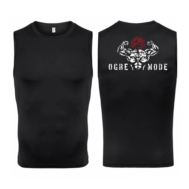 Men's Anime Inspired Compression Tank Top