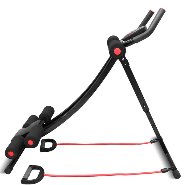 Foldable Ab Machine Core Trainer with LCD Display