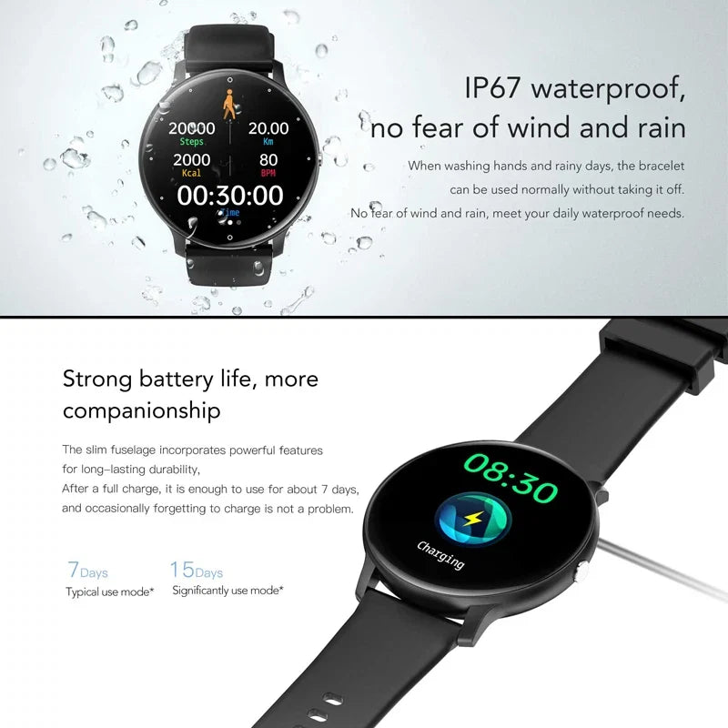 Ultra Slim Smartwatch for Men with 100+ Sports