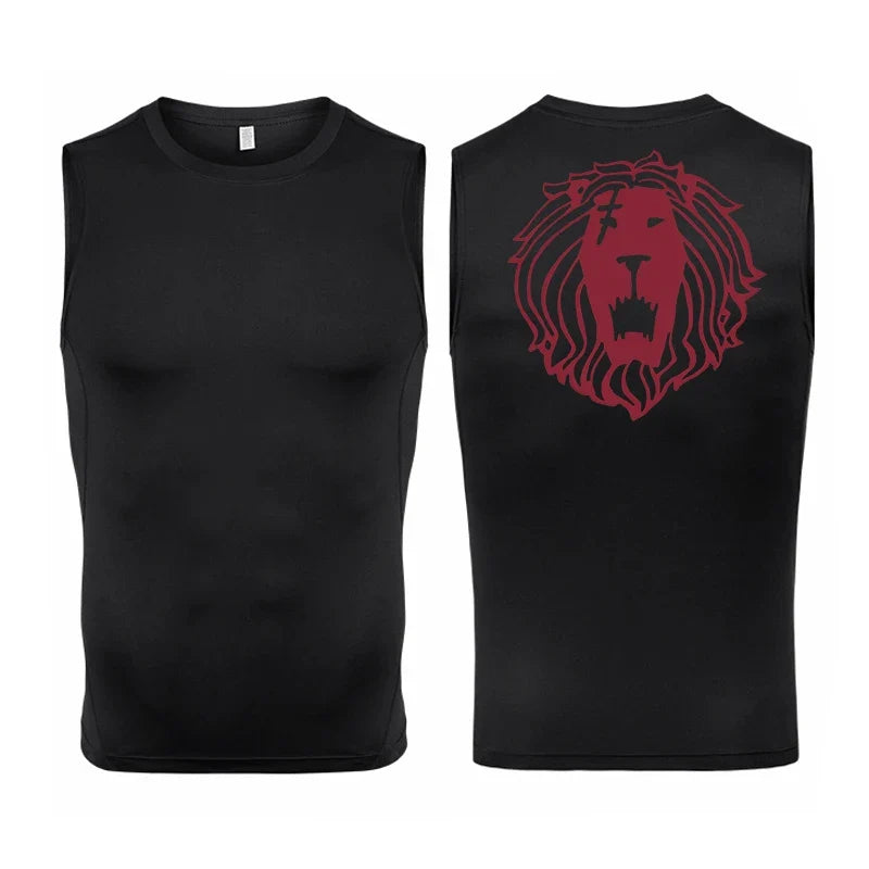 Men's Anime Inspired Compression Tank Top