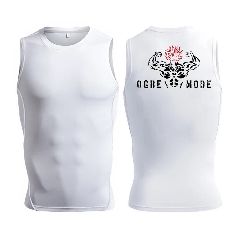 Men's Anime Inspired Compression Tank Top