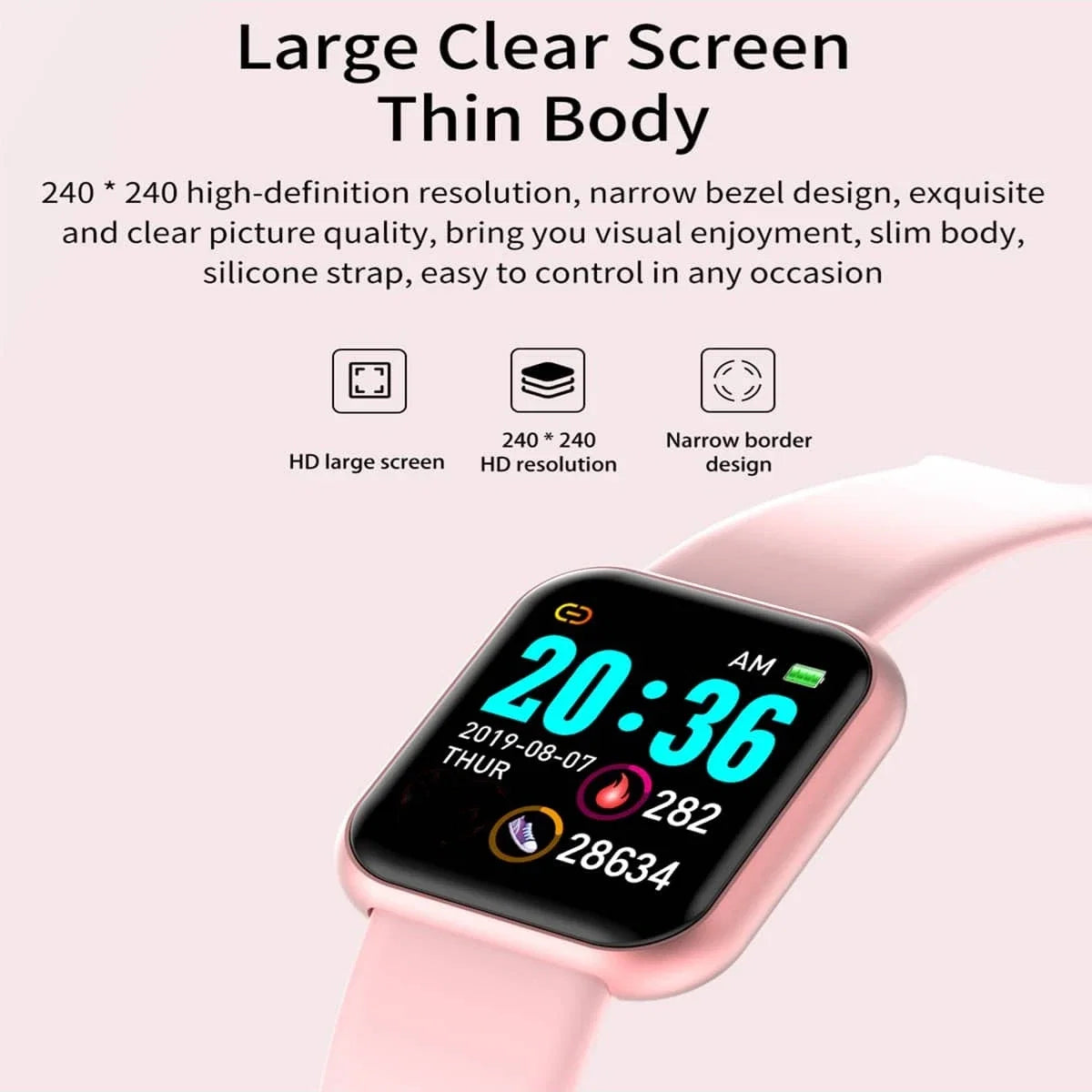 D13 Multifunctional Smartwatch Bluetooth Music Fitness Sleep Monitor