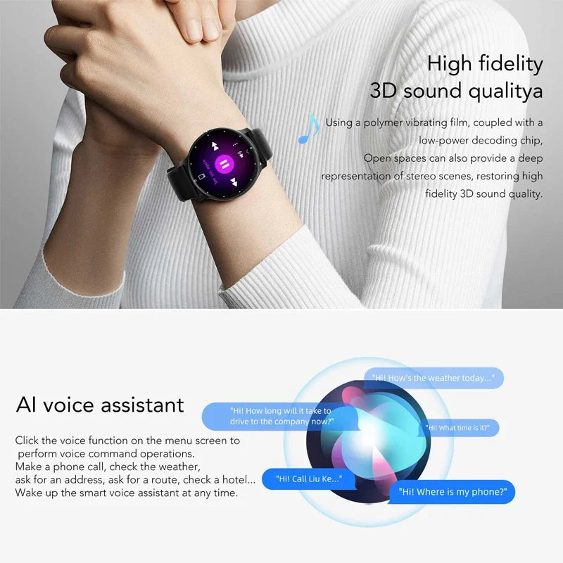 Ultra Slim Smartwatch for Men with 100+ Sports